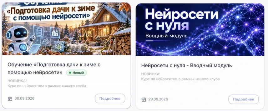 Обучения по нейросетям и автоматизации в базе Селлериума